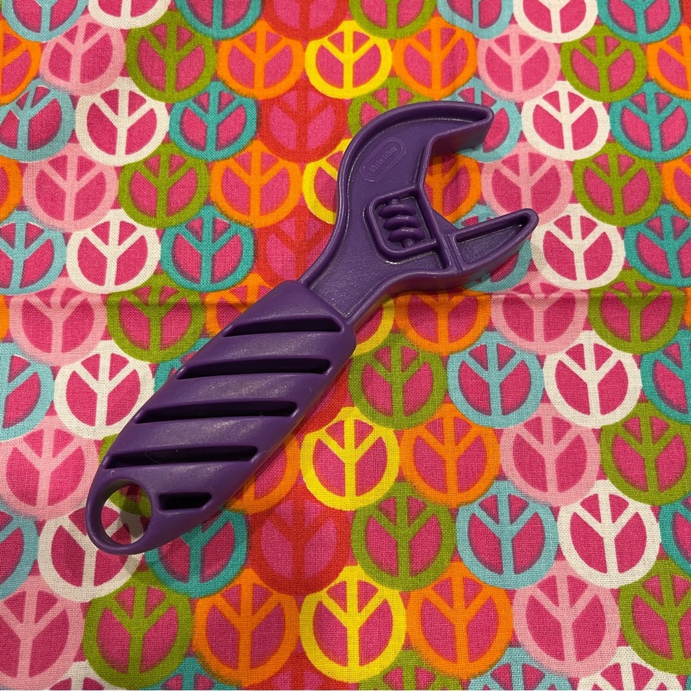 Purple Plastic Wrench Tool Little Tikes 6"